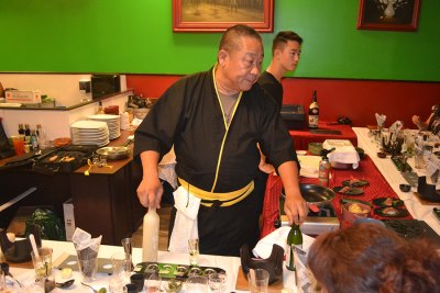 Restaurant owner Sunny Law, who owns three Kings County restaurants, including Lemoore's Sushi Table, says business has been slow, but he remains open.